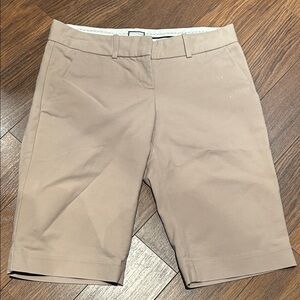 Elegant Tan Women's Bermuda Shorts